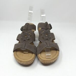EUC Gabor Comfort Cork Wedge Sandals 9‎